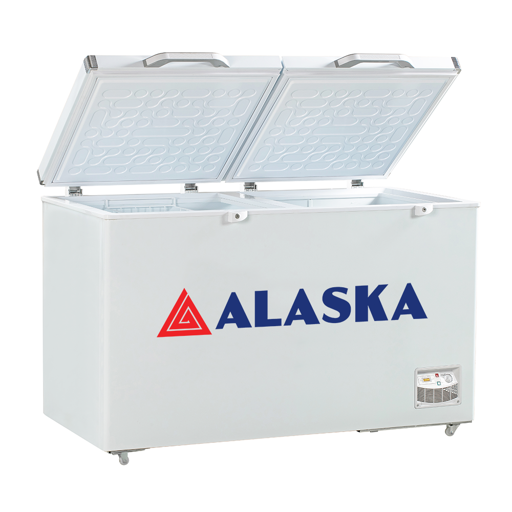 Tủ Đông Alaska HB-650C (595L) Dàn Đồng 1 Ngăn 2 Nắp Mở