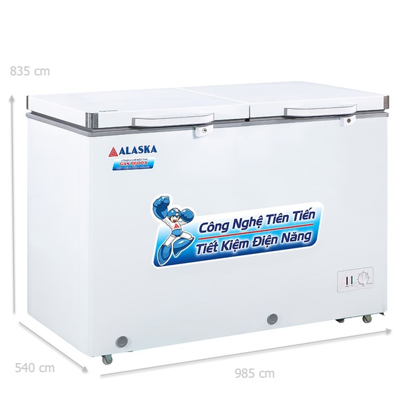 kích thước tủ đông Alaska BCD 3068N