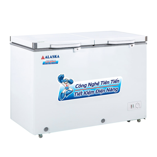 Tủ đông 2 ngăn đông mát 2 chế độ Alaska BCD 4568N