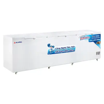 Tủ Đông Alaska Inverter HB-1100CI (915 Lít) Dàn Đồng 3 Cánh