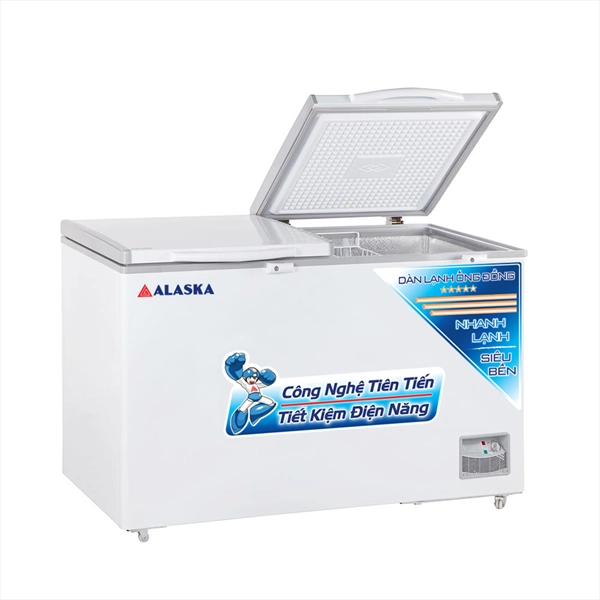 Tủ Đông Alaska HB-550C, 550 Lít Dàn Lạnh Đồng