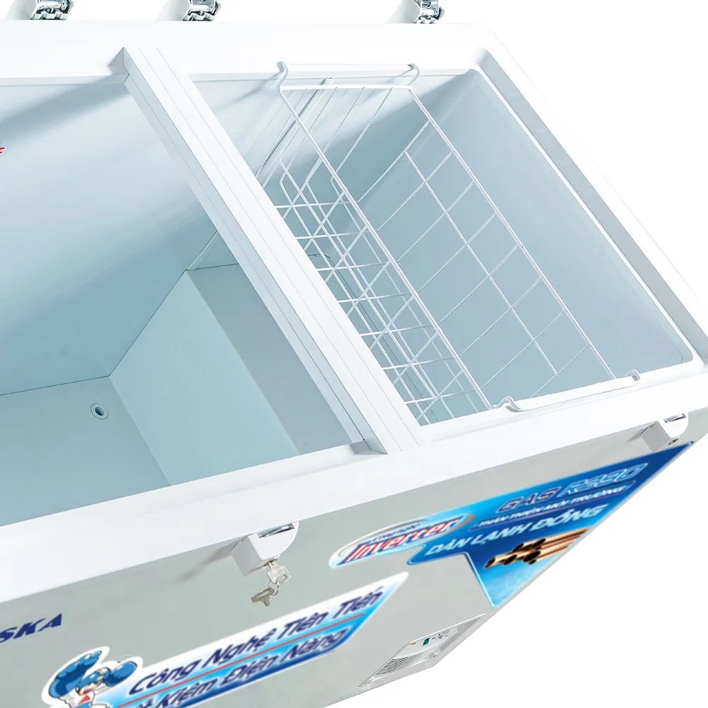 Tủ Đông Alaska Inverter HB-890CI (740 Lít) Dàn Đồng 2 Nắp