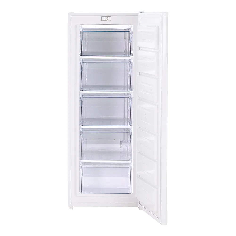 Cấu trúc 5 ngăn kéo độc lập của tủ đông đứng Alaska IF-215 giúp chống lây nhiễm mùi chéo