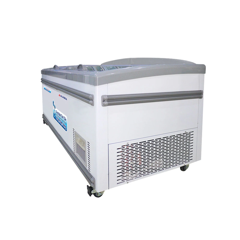 Tủ Bày Hàng Kính Phẳng Alaska 740 Lít KN-450 - Trưng Bày Đảo Siêu Thị
