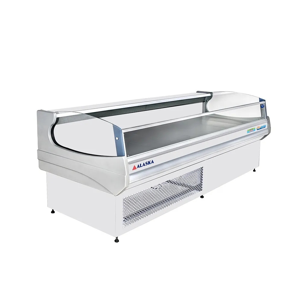 Quầy lạnh siêu thị không cửa Alaska DKM-25 chuyên bảo quản thịt cá tươi sống