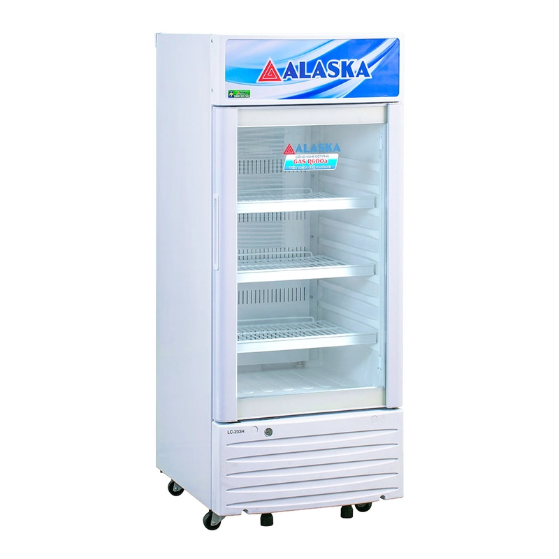 Tủ Mát Alaska 205 Lít LC-233H - 1 Cánh Trưng Bày Tạp Hóa