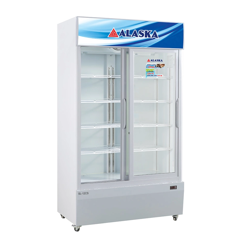 tủ mát 2 cánh trượt alaska SL 12CS