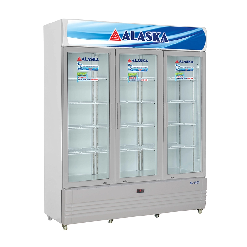 Tủ Mát Alaska 1200 Lít LC-1200C3 - 3 Cánh Kính, Dàn Đồng Siêu Bền