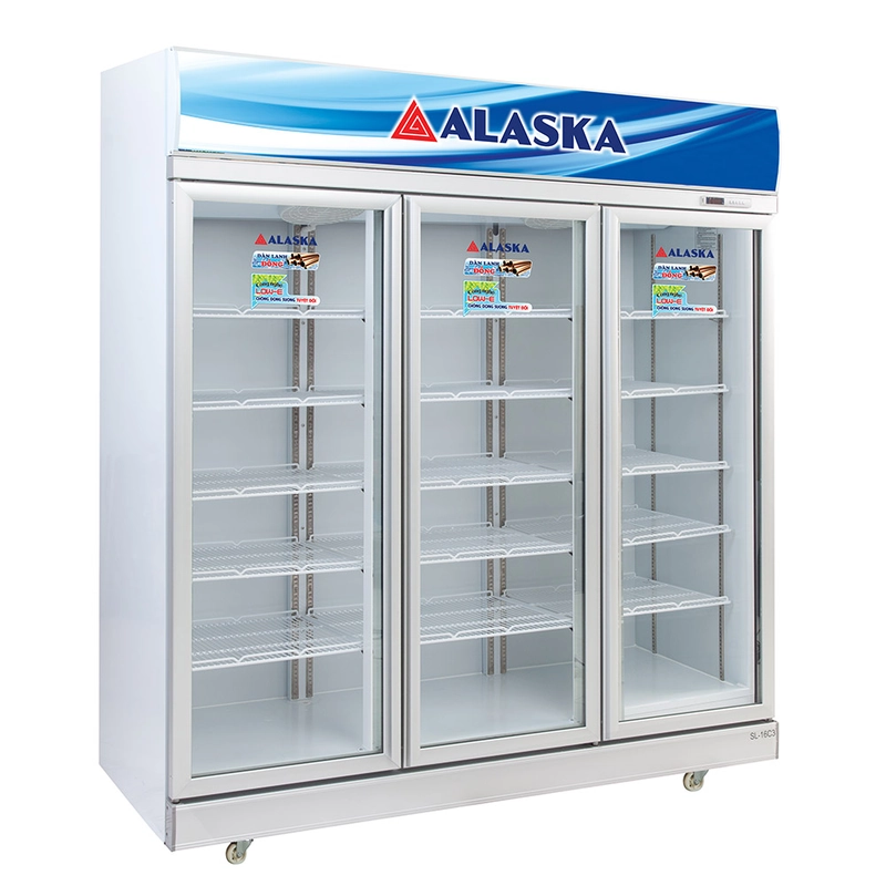 Tủ Mát Alaska 1500 Lít LC-1500C3 - 3 Cánh Kính, Dàn Đồng Khổng Lồ