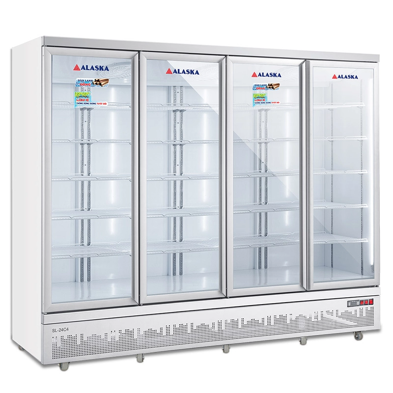 Tủ Mát Alaska SL-24C4 (2300 Lít) - 4 Cánh Dàn Đồng Giá Kho