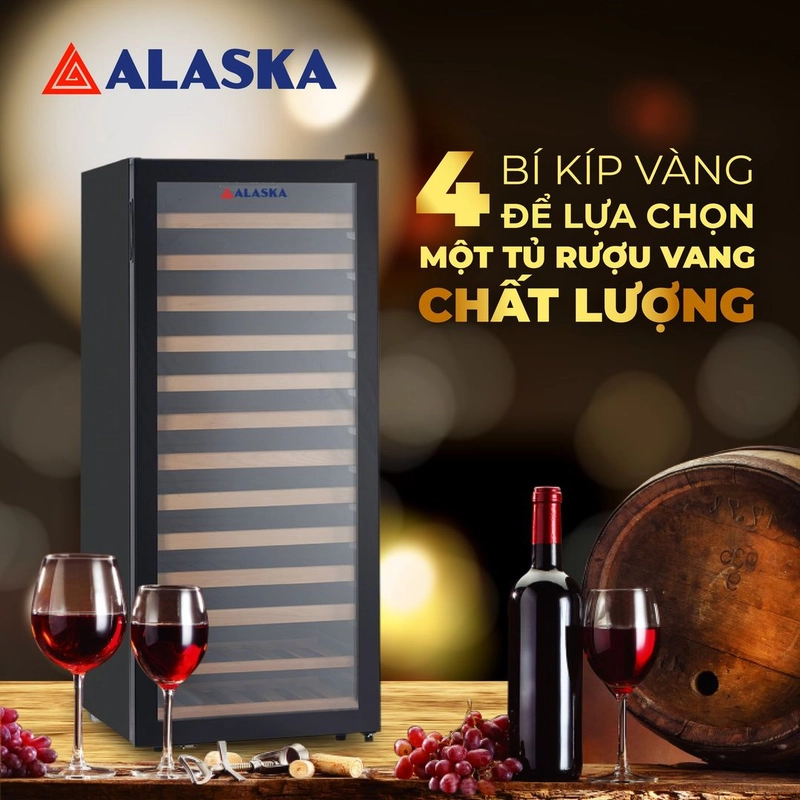 tủ ướp rượu vang alaska JC 100
