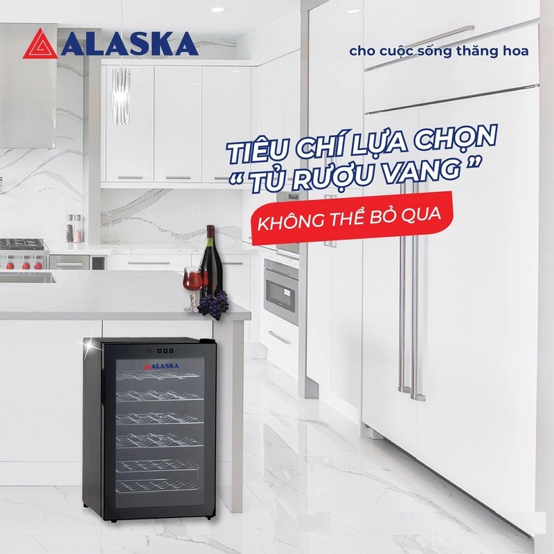 tủ rượu vang alaska 28 Chai, JC 28S