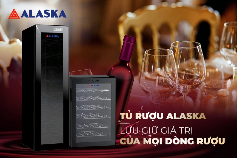 tủ ướp rượu vang alaska